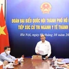 Chủ tịch nước Nguyễn Xuân Phúc phát biểu tại điểm cầu Hà Nội. (Ảnh: Thống Nhất/TTXVN) 