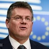 Phó Chủ tịch EC Maros Sefcovic. (Ảnh: AFP/TTXVN)