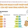 Tổng kim ngạch xuất nhập khẩu của Việt Nam tăng hơn 6 lần