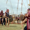 Biểu diễn của đội cồng chiêng thị trấn Ka Năk, Gia Lai - Nét văn hóa đặc trưng của đồng các dân tộc Tây Nguyên. (Ảnh: Sỹ Huynh/TTXVN)