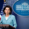 Bộ trưởng Thương mại Mỹ Gina Raimondo. (Ảnh: AFP/TTXVN) 
