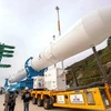 Tên lửa KSLV-II của Hàn Quốc. (Nguồn: Reuters)