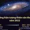[Infographics] Những hiện tượng thiên văn thú vị năm 2022