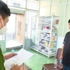 Đọc lệnh bắt tạm giam bị can đối với Nguyễn Văn Sang. (Ảnh: TTXVN phát)