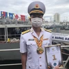 Tại Army Games 2021, thượng úy Nguyễn Tiến Duy được trao giải cá nhân cho trưởng ngành hàng hải xuất sắc nhất. (Nguồn: tuoitre.vn)