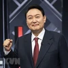 Tổng thống đắc cử Hàn Quốc, ông Yoon Suk-yeol. (Ảnh: THX/TTXVN)