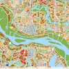 Hình ảnh quy hoạch phân khu sông Hồng hiển thị trên ứng dụng Meey Map 