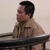Trần Viết Hùng tại phiên tòa sơ thẩm xét xử vụ lừa đảo bán căn hộ chung cư thuê tại khu đô thị Đại Kim năm 2018. (Nguồn: cand.com.vn)