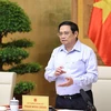 Thủ tướng Phạm Minh Chính phát biểu chỉ đạo tại hội nghị. (Ảnh: Dương Giang/TTXVN) 