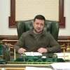 Tổng thống Ukraine Volodymyr Zelensky. (Ảnh: AFP/TTXVN) 