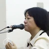 Bị cáo Phạm Thị Đoan Trang tại phiên tòa xét xử phúc thẩm. (Ảnh: Phạm Kiên/TTXVN)