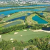 Một góc sân golf - BRG Da Nang Golf Resort (Đà Nẵng) nơi các tay golf sẽ tranh tài tại Giải golf Phát triển châu Á. (Ảnh: Trần Lê Lâm/TTXVN)