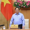 Thủ tướng Phạm Minh Chính chủ trì phiên họp. (Ảnh: Dương Giang/TTXVN) 