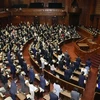 Toàn cảnh phiên họp Thượng viện Nhật Bản tại Tokyo. (Ảnh: Kyodo/TTXVN)