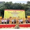 Quảng Ninh khởi công xây dựng chùa Trúc Lâm trên Đảo Trần huyện đảo tiền tiêu Cô Tô. (Ảnh-Thanh Vân/TTXVN)