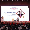 Thủ tướng Phạm Minh Chính phát biểu tại Hội nghị thượng đỉnh kinh doanh và đầu tư ASEAN 2022. (Ảnh: Dương Giang/TTXVN)