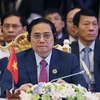 Thủ tướng Phạm Minh Chính dự Hội nghị Cấp cao ASEAN +3 lần thứ 25. (Ảnh: Dương Giang/TTXVN) 