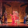 Một cảnh trong vở diễn của Nhà hát Cải lương Trần Hữu Trang. (Nguồn: TTXVN) 