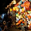 [Photo] Làng nghề làm đèn lồng truyền thống Hội An tấp nập vào vụ Tết