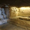 Bên trong khu mộ cổ ở Luxor, Ai Cập. (Nguồn: ahramonline)