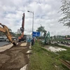 TP.HCM: Khắc phục sự cố xì bể ống cấp nước ở đường Phạm Văn Đồng