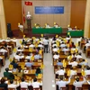 Quang cảnh kỳ họp thứ 12 Hội đồng Nhân dân tỉnh An Giang. (Nguồn: Cổng Thông tin điện tử tỉnh An Giang)