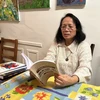 Tiến sỹ, nhà văn Việt kiều Trần Thu Dung, tác giả cuốn sách Dấu ấn Pháp-Việt qua tên những con đường. (Ảnh: Thu Hà/TTXVN)
