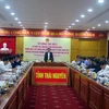 Phó Thủ tướng Trần Lưu Quang phát biểu chỉ đạo tại hội nghị. (Ảnh: Thu Hằng/TTXVN)