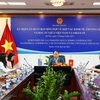 Thứ trưởng Bộ Công Thương Việt Nam Đỗ Thắng Hải đồng chủ trì Kỳ họp lần thứ ba Ủy ban Hỗn hợp về hợp tác kinh tế, thương mại và đầu tư giữa Việt Nam và Uruguay. (Nguồn: Bộ Công Thương) 