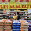 Gạo được bày bán tại siêu thị ở Bangkok, Thái Lan. (Nguồn: AFP/TTXVN) 