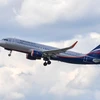 Máy bay của hãng hàng không Aeroflot cất cánh tại sân bay Sheremetyevo, ngoại ô Moskva, Nga. (Ảnh: AFP/TTXVN) 
