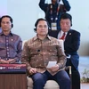 Thủ tướng Phạm Minh Chính tham dự Phiên họp hẹp Hội nghị cấp cao ASEAN 42. (Ảnh: Dương Giang/TTXVN) 
