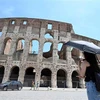 Nắng nóng gay gắt tại thủ đô Rome, Italy. (Nguồn: THX/TTXVN)