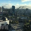 Khói bốc lên sau loạt vụ không kích xuống thủ đô Kiev của Ukraine, ngày 10/10/2022. (Ảnh: AFP/TTXVN) 
