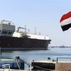 Tàu thuyền đi lại qua Kênh đào Suez, Ai Cập. (Nguồn: AFP/TTXVN)