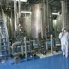 Bên trong một cơ sở làm giàu urani ở Iran. (Nguồn: AFP/TTXVN)