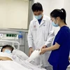 Một trẻ bị thương phải nhập viện do pháo tự chế gây ra. (Nguồn: Bệnh viện Lê Văn Việt, Thành phố Hồ Chí Minh)