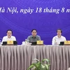 Thủ tướng Phạm Minh Chính dự Hội nghị Triển khai Nhiệm vụ năm học 2023-2024. (Ảnh: Dương Giang/TTXVN) 