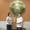 Tổng Giám đốc TTXVN Vũ Việt Trang làm việc với lãnh đạo tỉnh Điện Biên
