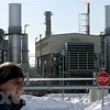 Nhà máy khí đốt tự nhiên hóa lỏng gần Korsakov, thuộc đảo Sakhalin, Nga. (Ảnh: AFP/TTXVN) 