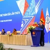 Chủ tịch Quốc hội Vương Đình Huệ phát biểu khai mạc Hội nghị Nghị sỹ Trẻ Toàn cầu lần thứ 9. (Nguồn: TTXVN)