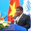 Tổng Thư ký Liên minh Nghị viện Thế giới (IPU) Martin Chungong phát biểu tại Phiên khai mạc. (Nguồn: TTXVN)