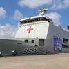 Tàu bệnh viện 992 của Hải quân Indonesia tham gia cuộc Diễn tập Đoàn kết ASEAN lần thứ nhất (ASEX 01-Natuna). (Ảnh: Hữu Chiến/TTXVN)