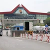 Hoạt động vận chuyển hàng hóa qua Cửa khẩu Quốc tế Hữu Nghị, tỉnh Lạng Sơn. (Ảnh: Quang Duy/TTXVN)