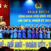 Ban Chấp hành Công đoàn Viên chức Việt Nam, nhiệm kỳ 2023-2028 ra mắt Đại hội. (Nguồn: TTXVN)