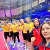Đội tuyển cầu mây 4 nữ Việt Nam được kỳ vọng giành huy chương Vàng. 