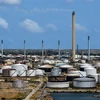 Nhà máy lọc dầu Isla ở Curacao, Venezuela. (Ảnh: AFP/TTXVN) 