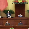 Phó Chủ tịch Quốc hội Nguyễn Đức Hải điều hành phiên họp. (Ảnh: Doãn Tấn/TTXVN) 