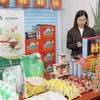 Gian hàng ẩm thực Việt Nam của các doanh nghiệp thuộc VCBA. (Ảnh: Hà Linh/TTXVN)
