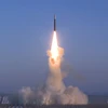 Ngày 18/12/2023, Triều Tiên xác nhận đã phóng tên lửa đạn đạo liên lục địa (ICBM) Hwasong-18. (Nguồn: KCNA/TTXVN)